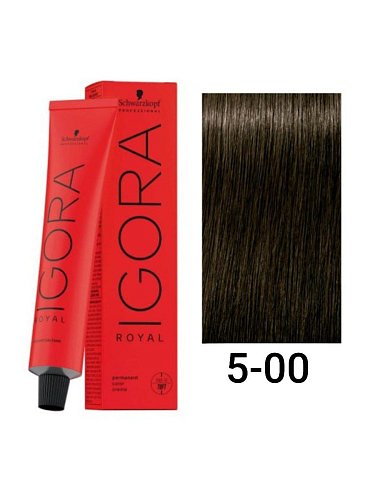 Краска для волос светлый коричневый натуральный экстра - Schwarzkopf Igora Royal 5-00
